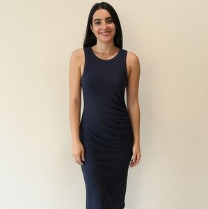 Michael Stars Midnight Blue Midi Dress